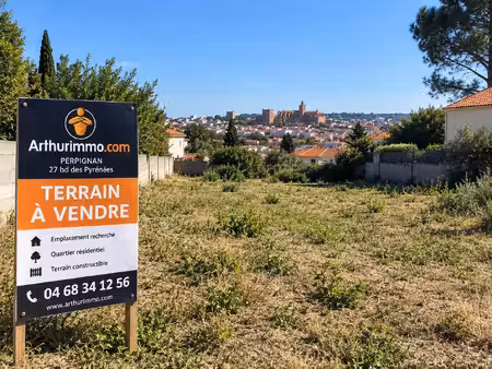 parcelle constructible rare à perpignan