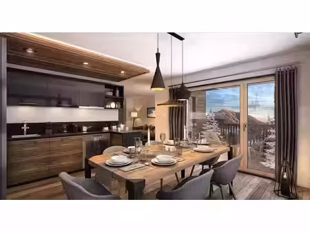 megeve appartement t2 + terrasse 260000eur