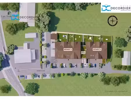 vente appartement 3 pièces 76.49 m² à féternes (74500)  390 000 €