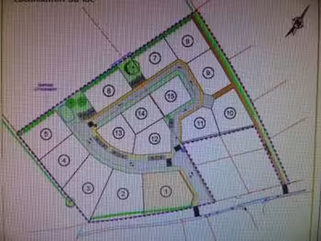vente terrain à subles (14400) : à vendre / 805m² subles