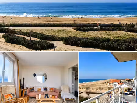 ? appartement 1ère ligne face mer – vue exceptionnelle à hossegor