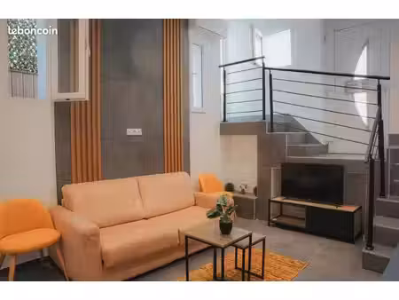 t2 duplex meublé – cannes proche croisette