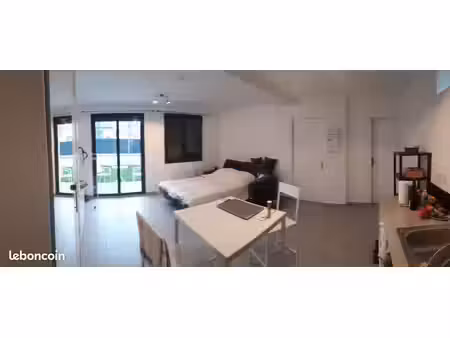 grand studio meublé chatenay 28 m² + jardin et terrasse