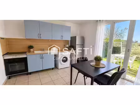 un appartement t3… avec son propre jardin et parking