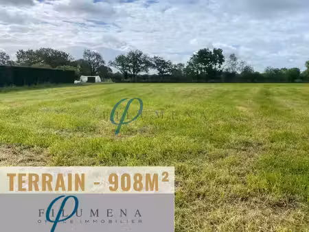 terrain constructible 908 m2