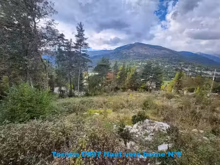 vente terrain 2007 m² à colmars les alpes (04370)  78 000 €