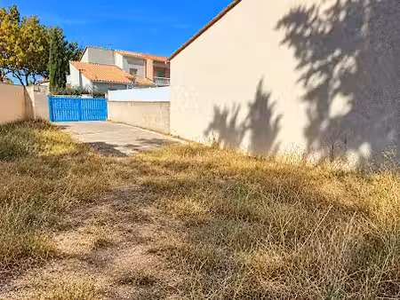 vente terrain 168 m² à sainte marie la mer (66470)  107 000 €