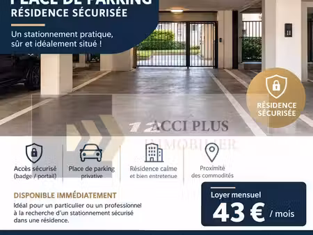 place de parking - ville active