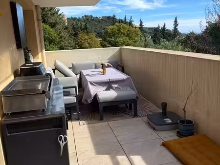t2 meublé avec grande terrasse plein sud - résidence sécurisée