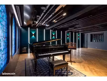 studio de répétitions avec piano à queue