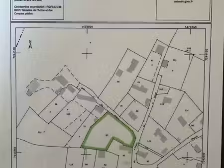 terrain 2740 m² gesnes le gandelin