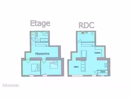 appartement duplex f3 94m²