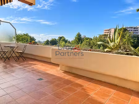 nice fabron 2 pièces 52m2 avec terrasse 20 m2 sud/sud-ou