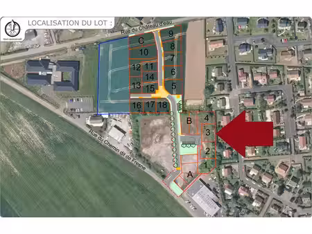 caen nord -terrains libre choix de constructeurs