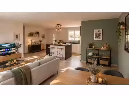 terrain avec maison neuf à vendre