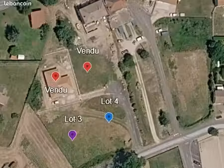 terrains viabilisé 1047 m²