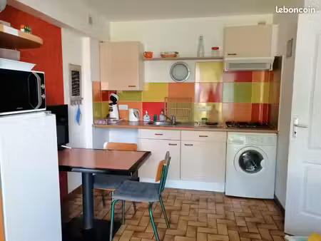 studio plein pied donnant sur jardin