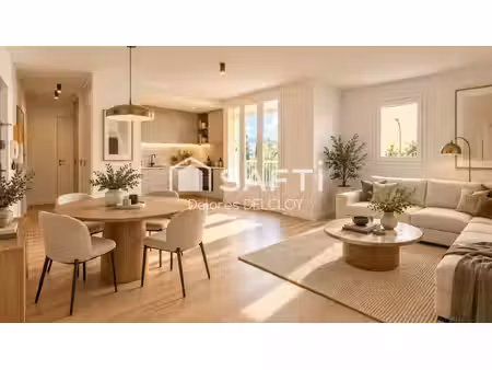 appartement avec une chambre et terrasse et cave