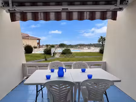 vieux-boucau -- t1 bis en rez-de-chaussée  terrasse  piscine