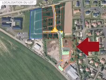 vente terrain à cairon (14610) : à vendre / cairon
