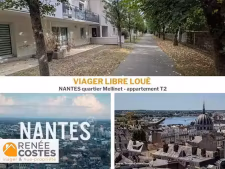 viager libre - h70 ans - nantes (44100)
