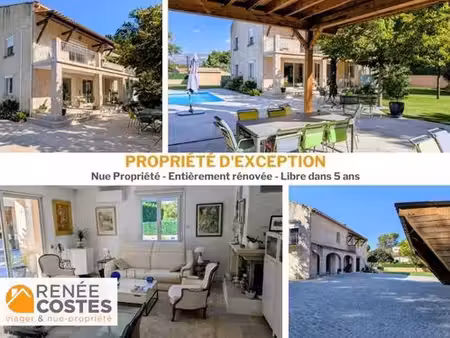 vente en nue propriété - f77-h82 ans - aubagne (13400)
