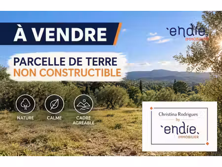 lorgues parcelle de terre non constructible