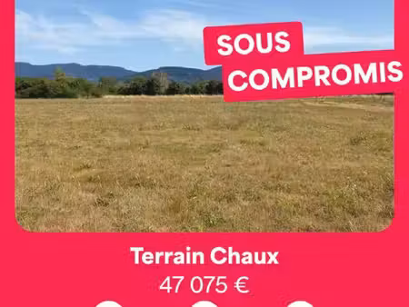 terrain chaux 498 m2