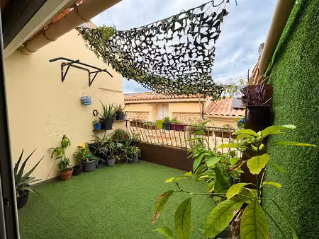 vente maison de village 3 pièces  53.00m²  villeveyrac
