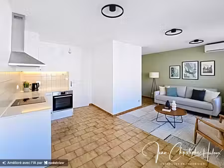studio nimes 1 pièce(s) 37 m2 avec terrasse et jardin privatif - vendu loué -