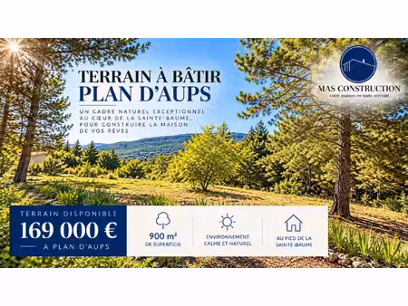 grand terrain avec vue d 'exception