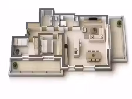 appartement te koop in kluisbergen met 2 slaapkamers