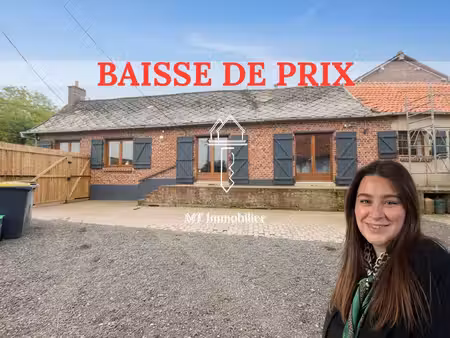achat maison 3 pièces 93m² hezecques 62310