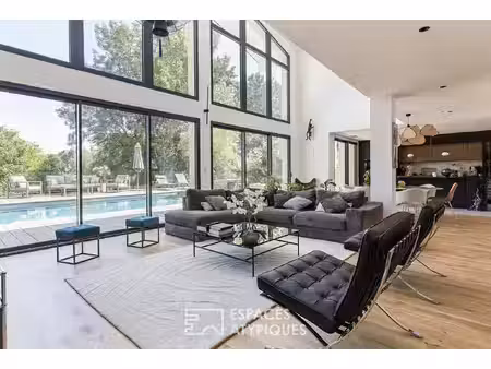maison contemporaine d'exception sur les coteaux
