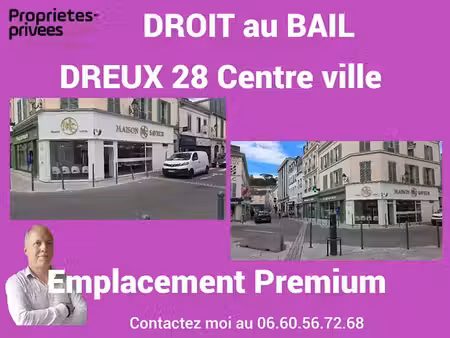 vente locaux professionnels 70 m² à dreux (28100)  40 900 €