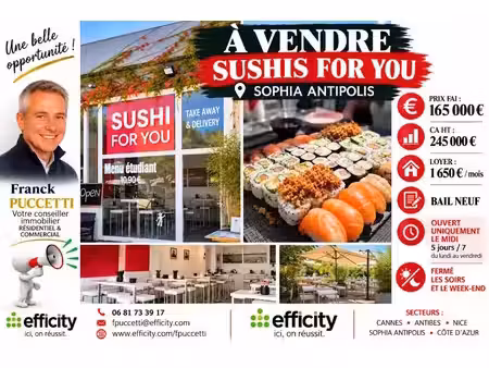 vente locaux professionnels 50 m² à valbonne (06560)  165 000 €