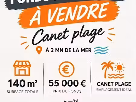 vente locaux professionnels 0 pièces 140 m² à canet-en-roussillon (66140)  55 000 €