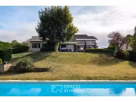 maison d'architecte avec piscine