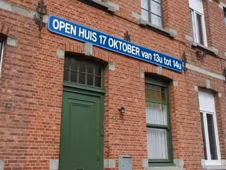open huis zaterdag 17 oktober van 13u tot 14u !