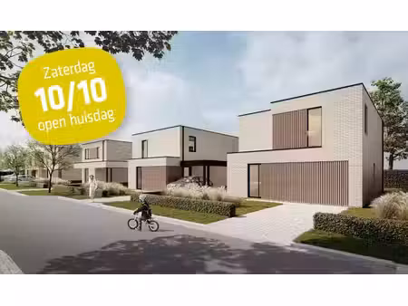 energieneutrale open bebouwing met garage