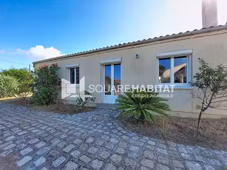 plain-pied 88 m² avec jardin et dépendance
