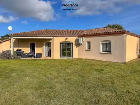 maison à vendre 5 pièces montayral (47) de 100m2 habitables sur 1659m2 de terrain clos