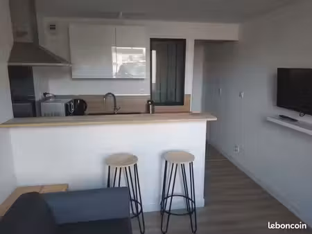 t2 meublé 27m²