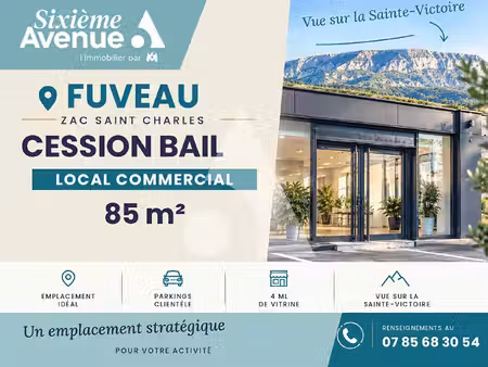 boutique en cession de bail