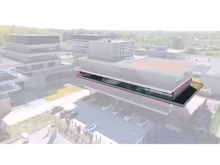 693 m² high-end kantoren op toplocatie langs de e40 te oo...