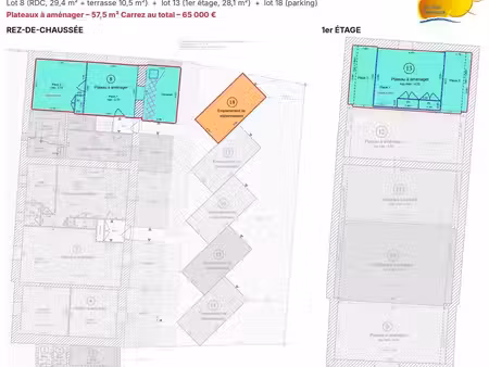 duplex 3 pièces 58 m²