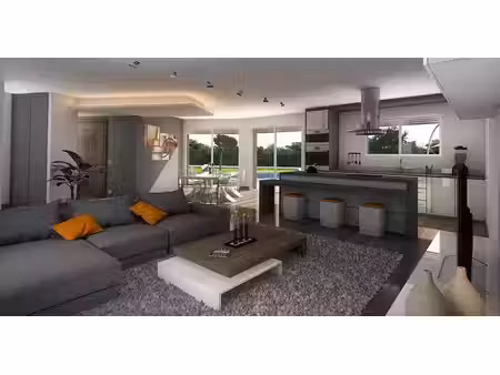 terrain avec maison neuf à vendre