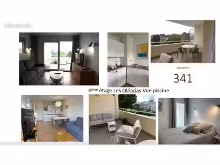 appartement meublé terrasse parking internet