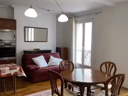 75017 - rue galvani - 2 pieces meuble 45m²