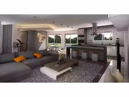terrain avec maison neuf à vendre